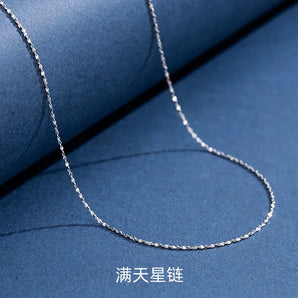 S925 Customized Silver Necklace