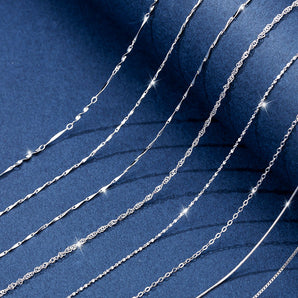 S925 Customized Silver Necklace