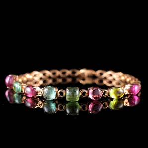 Colored Gemstone Jewelry Bracelet