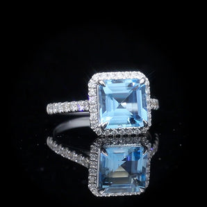 Aquamarinl Ring