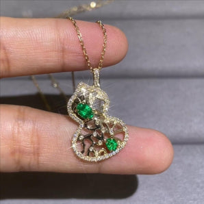 Customized Emerald Jewelry Pendant