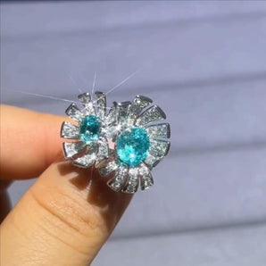 Customized Colored Gemstone Jewelry Ring
