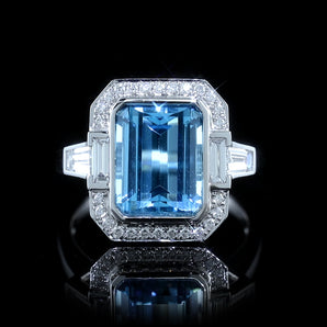 Aquamarinl Ring GA1048