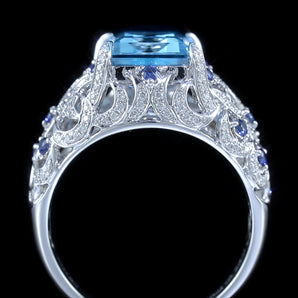 Aquamarinl Ring GA1047