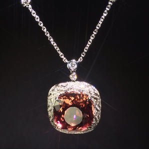 Colored Gemstone Jewelry Pendant