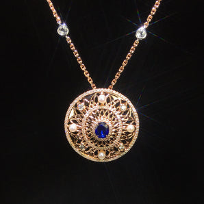 Colored Gemstone Jewelry Pendant