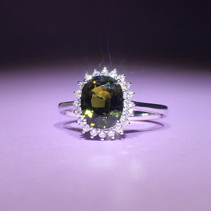 Colored Gemstone Jewelry Ring