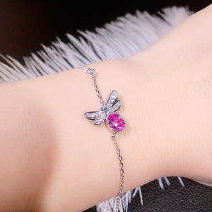 Colored Gemstone Jewelry Bracelet