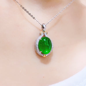 Colored Gemstone Jewelry Pendant