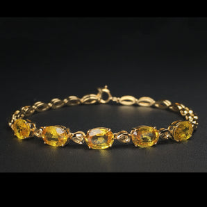 Colored Gemstone Jewelry Bracelet